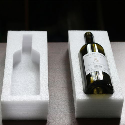 Boîte d'emballage de bouteille de vin avec insert EPE